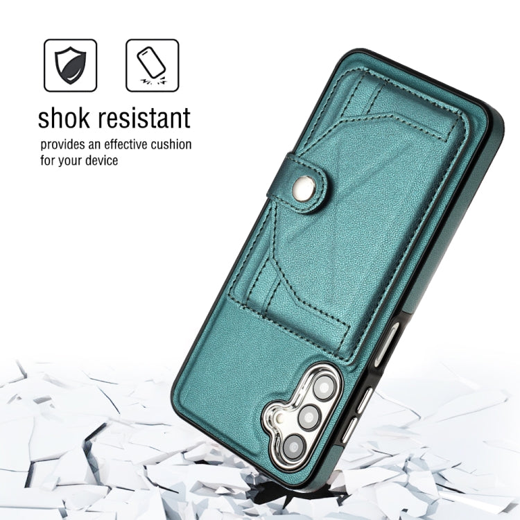Shockproof Leather Phone Case with Card Holder, For Samsung Galaxy A24 4G