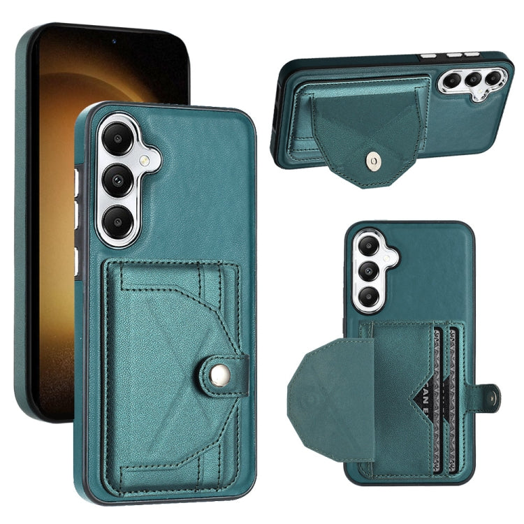 Shockproof Leather Phone Case with Card Holder, For Samsung Galaxy S24 Ultra 5G, For Samsung Galaxy S24+ 5G, For Samsung Galaxy S24 5G, For Samsung Galaxy A15, For Samsung Galaxy A05, For Samsung Galaxy A05s, For Samsung Galaxy A25 5G                  ...