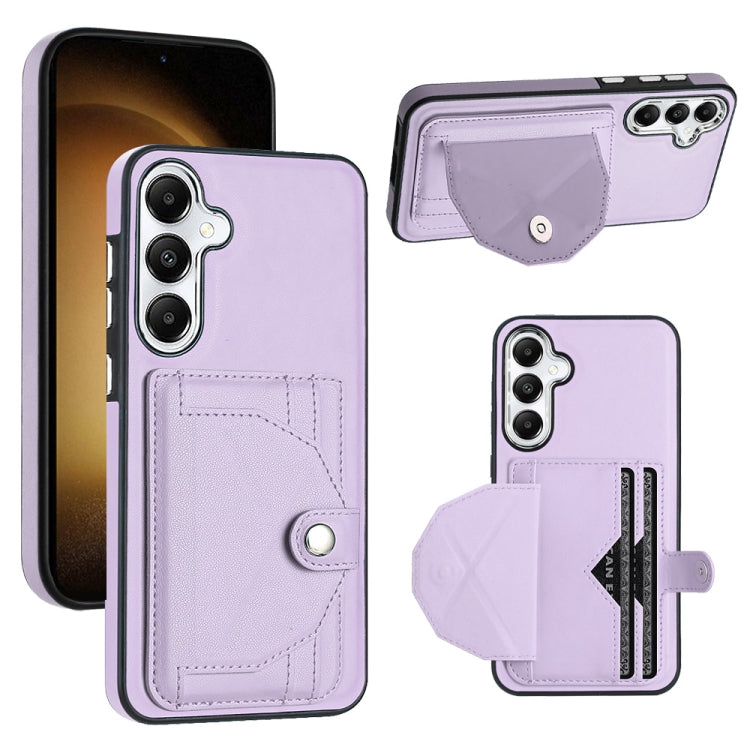 Shockproof Leather Phone Case with Card Holder, For Samsung Galaxy S24 Ultra 5G, For Samsung Galaxy S24+ 5G, For Samsung Galaxy S24 5G, For Samsung Galaxy A15, For Samsung Galaxy A05, For Samsung Galaxy A05s, For Samsung Galaxy A25 5G                  ...