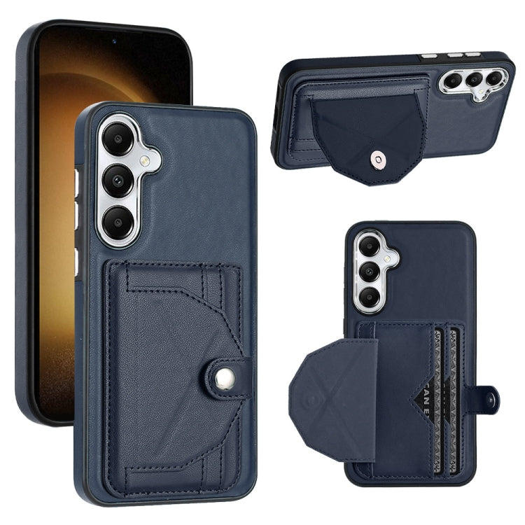 Shockproof Leather Phone Case with Card Holder, For Samsung Galaxy S24 Ultra 5G, For Samsung Galaxy S24+ 5G, For Samsung Galaxy S24 5G, For Samsung Galaxy A15, For Samsung Galaxy A05, For Samsung Galaxy A05s, For Samsung Galaxy A25 5G                  ...