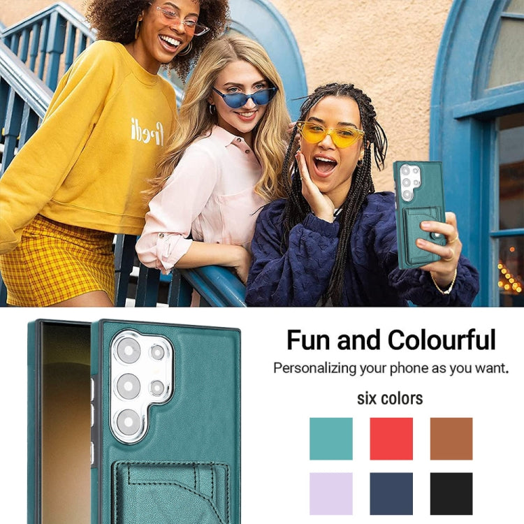 Shockproof Leather Phone Case with Card Holder, For Samsung Galaxy S24 Ultra 5G, For Samsung Galaxy S24+ 5G, For Samsung Galaxy S24 5G, For Samsung Galaxy A15, For Samsung Galaxy A05, For Samsung Galaxy A05s, For Samsung Galaxy A25 5G                  ...