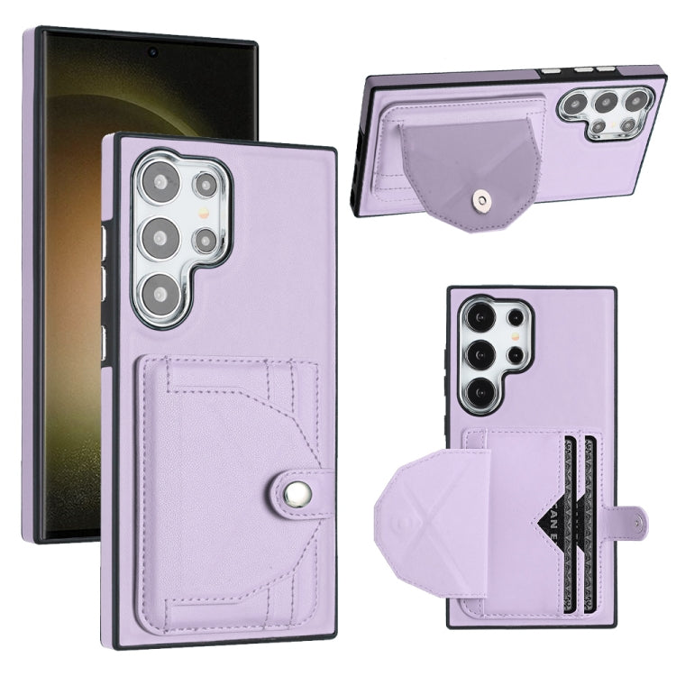 Shockproof Leather Phone Case with Card Holder, For Samsung Galaxy S24 Ultra 5G, For Samsung Galaxy S24+ 5G, For Samsung Galaxy S24 5G, For Samsung Galaxy A15, For Samsung Galaxy A05, For Samsung Galaxy A05s, For Samsung Galaxy A25 5G                  ...
