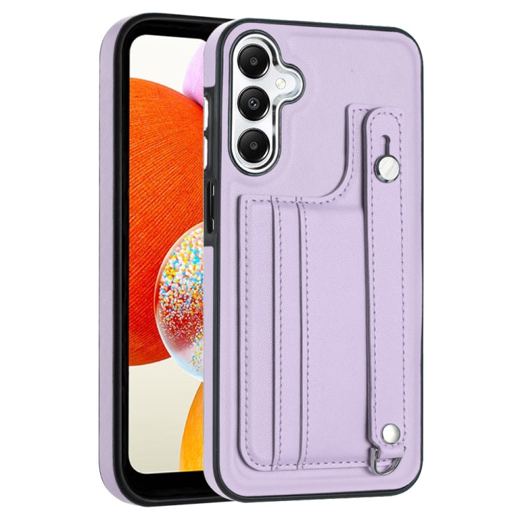 Shockproof Leather Phone Case with Wrist Strap, For Samsung Galaxy S24 Ultra 5G, For Samsung Galaxy S24+ 5G, For Samsung Galaxy S24 5G, For Samsung Galaxy A15, For Samsung Galaxy A05, For Samsung Galaxy A05s, For Samsung Galaxy A25 5G                  ...