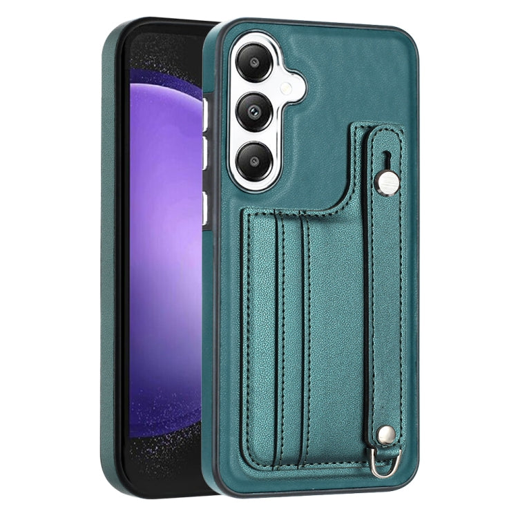 Shockproof Leather Phone Case with Wrist Strap, For Samsung Galaxy S24 Ultra 5G, For Samsung Galaxy S24+ 5G, For Samsung Galaxy S24 5G, For Samsung Galaxy A15, For Samsung Galaxy A05, For Samsung Galaxy A05s, For Samsung Galaxy A25 5G                  ...