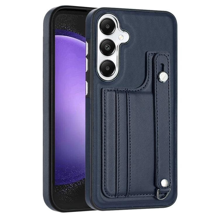 Shockproof Leather Phone Case with Wrist Strap, For Samsung Galaxy S24 Ultra 5G, For Samsung Galaxy S24+ 5G, For Samsung Galaxy S24 5G, For Samsung Galaxy A15, For Samsung Galaxy A05, For Samsung Galaxy A05s, For Samsung Galaxy A25 5G                  ...