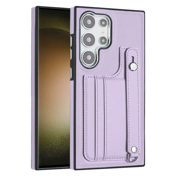 Shockproof Leather Phone Case with Wrist Strap, For Samsung Galaxy S24 Ultra 5G, For Samsung Galaxy S24+ 5G, For Samsung Galaxy S24 5G, For Samsung Galaxy A15, For Samsung Galaxy A05, For Samsung Galaxy A05s, For Samsung Galaxy A25 5G                  ...