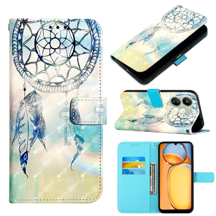 3D Painting Horizontal Flip Leather Phone Case, For Xiaomi Poco X6 Pro, For Xiaomi Redmi Note 13 5G Global, For Xiaomi Redmi 13C, For Xiaomi Redmi Note 13 Pro+ 5G, For Xiaomi Redmi Note 13 Pro 5G Global