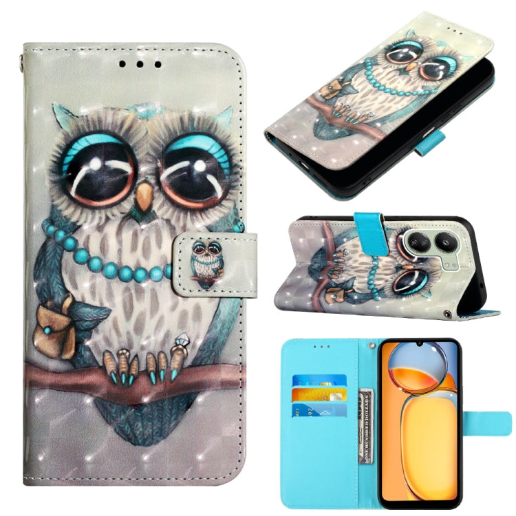3D Painting Horizontal Flip Leather Phone Case, For Xiaomi Poco X6 Pro, For Xiaomi Redmi Note 13 5G Global, For Xiaomi Redmi 13C, For Xiaomi Redmi Note 13 Pro+ 5G, For Xiaomi Redmi Note 13 Pro 5G Global