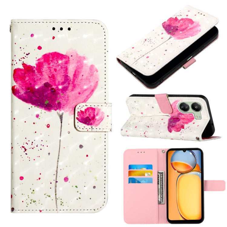 3D Painting Horizontal Flip Leather Phone Case, For Xiaomi Poco X6 Pro, For Xiaomi Redmi Note 13 5G Global, For Xiaomi Redmi 13C, For Xiaomi Redmi Note 13 Pro+ 5G, For Xiaomi Redmi Note 13 Pro 5G Global