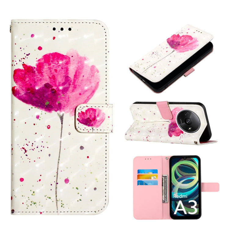3D Painting Horizontal Flip Leather Phone Case, For Xiaomi Redmi 13 4G, For Xiaomi Poco M6 Pro 4G, For Xiaomi Redmi A3, For Xiaomi Redmi Note 13 Pro 4G Global, For Xiaomi Redmi Note 13 4G Global, For Xiaomi Redmi K70E