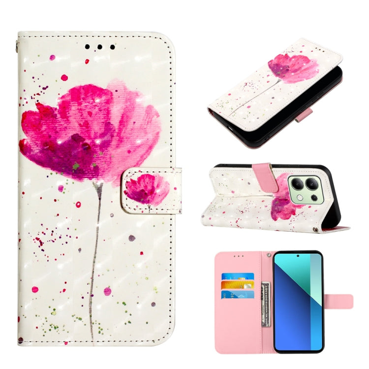3D Painting Horizontal Flip Leather Phone Case, For Xiaomi Redmi 13 4G, For Xiaomi Poco M6 Pro 4G, For Xiaomi Redmi A3, For Xiaomi Redmi Note 13 Pro 4G Global, For Xiaomi Redmi Note 13 4G Global, For Xiaomi Redmi K70E