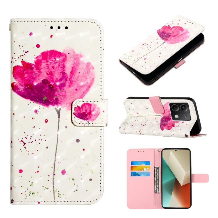 3D Painting Horizontal Flip Leather Phone Case, For Xiaomi Poco X6 Pro, For Xiaomi Redmi Note 13 5G Global, For Xiaomi Redmi 13C, For Xiaomi Redmi Note 13 Pro+ 5G, For Xiaomi Redmi Note 13 Pro 5G Global
