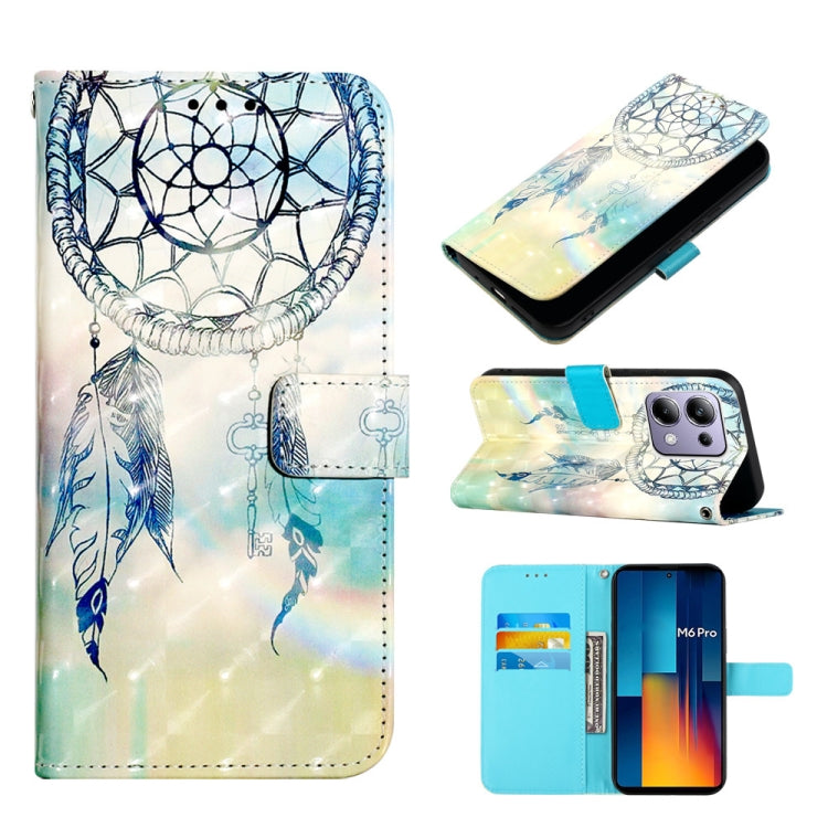 3D Painting Horizontal Flip Leather Phone Case, For Xiaomi Redmi 13 4G, For Xiaomi Poco M6 Pro 4G, For Xiaomi Redmi A3, For Xiaomi Redmi Note 13 Pro 4G Global, For Xiaomi Redmi Note 13 4G Global, For Xiaomi Redmi K70E