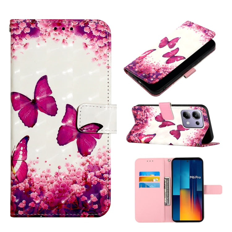 3D Painting Horizontal Flip Leather Phone Case, For Xiaomi Redmi 13 4G, For Xiaomi Poco M6 Pro 4G, For Xiaomi Redmi A3, For Xiaomi Redmi Note 13 Pro 4G Global, For Xiaomi Redmi Note 13 4G Global, For Xiaomi Redmi K70E