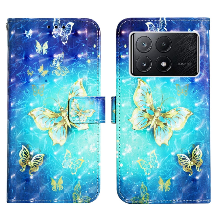 3D Painting Horizontal Flip Leather Phone Case, For Xiaomi Poco X6 Pro, For Xiaomi Redmi Note 13 5G Global, For Xiaomi Redmi 13C, For Xiaomi Redmi Note 13 Pro+ 5G, For Xiaomi Redmi Note 13 Pro 5G Global