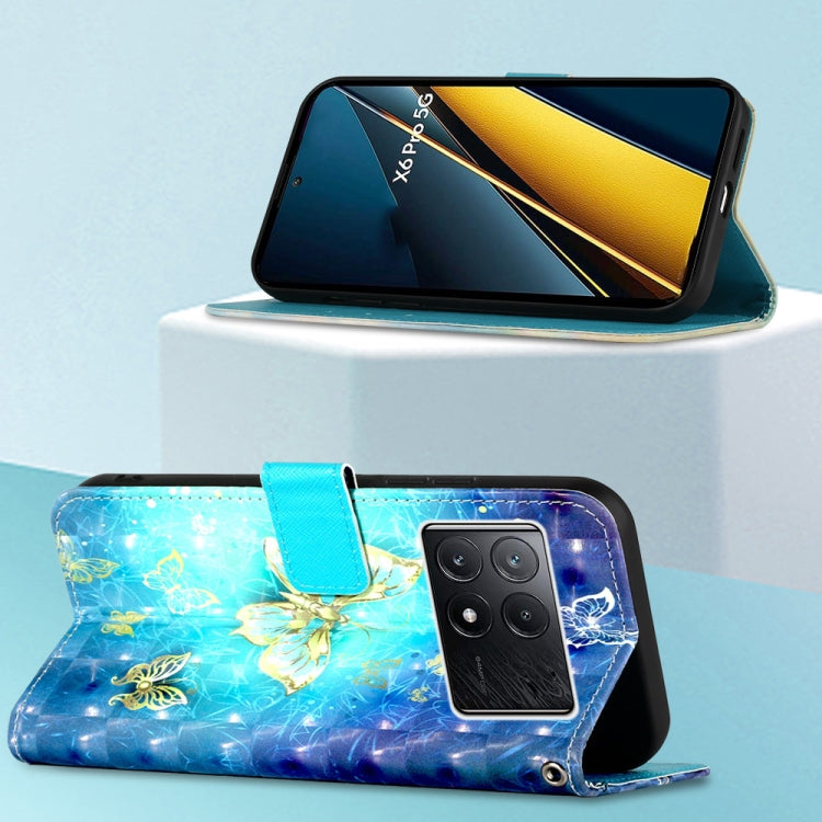 3D Painting Horizontal Flip Leather Phone Case, For Xiaomi Poco X6 Pro, For Xiaomi Redmi Note 13 5G Global, For Xiaomi Redmi 13C, For Xiaomi Redmi Note 13 Pro+ 5G, For Xiaomi Redmi Note 13 Pro 5G Global