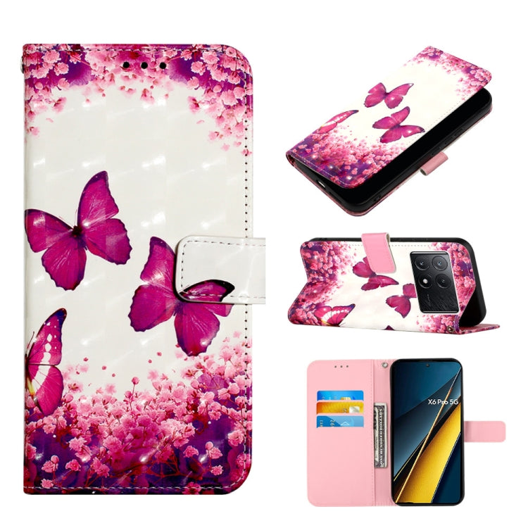 3D Painting Horizontal Flip Leather Phone Case, For Xiaomi Poco X6 Pro, For Xiaomi Redmi Note 13 5G Global, For Xiaomi Redmi 13C, For Xiaomi Redmi Note 13 Pro+ 5G, For Xiaomi Redmi Note 13 Pro 5G Global