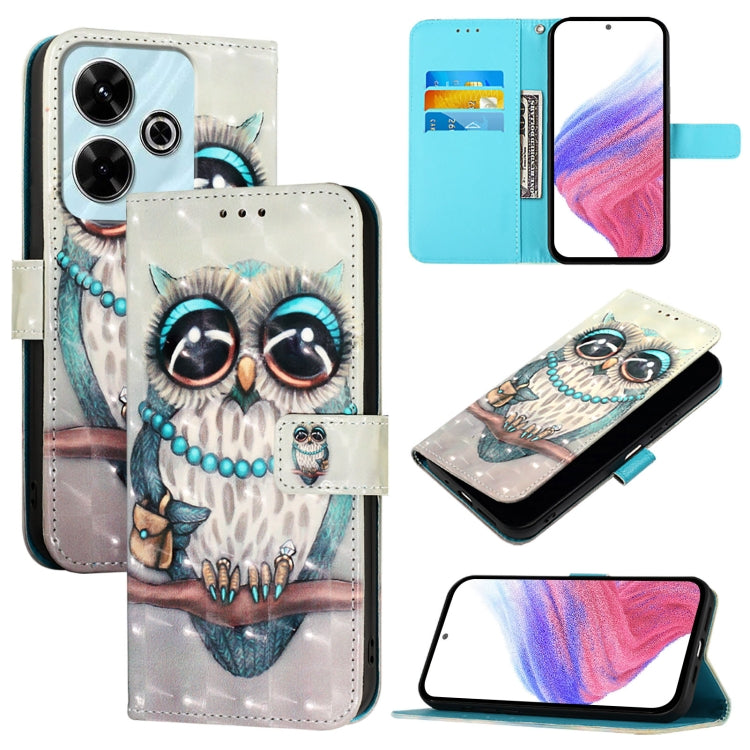 3D Painting Horizontal Flip Leather Phone Case, For Xiaomi Redmi 13 4G, For Xiaomi Poco M6 Pro 4G, For Xiaomi Redmi A3, For Xiaomi Redmi Note 13 Pro 4G Global, For Xiaomi Redmi Note 13 4G Global, For Xiaomi Redmi K70E