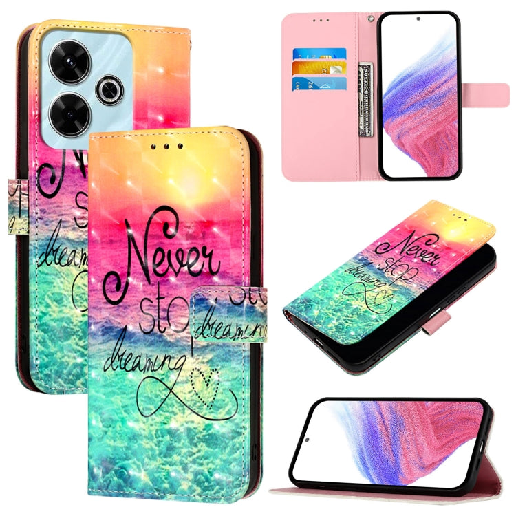 3D Painting Horizontal Flip Leather Phone Case, For Xiaomi Redmi 13 4G, For Xiaomi Poco M6 Pro 4G, For Xiaomi Redmi A3, For Xiaomi Redmi Note 13 Pro 4G Global, For Xiaomi Redmi Note 13 4G Global, For Xiaomi Redmi K70E