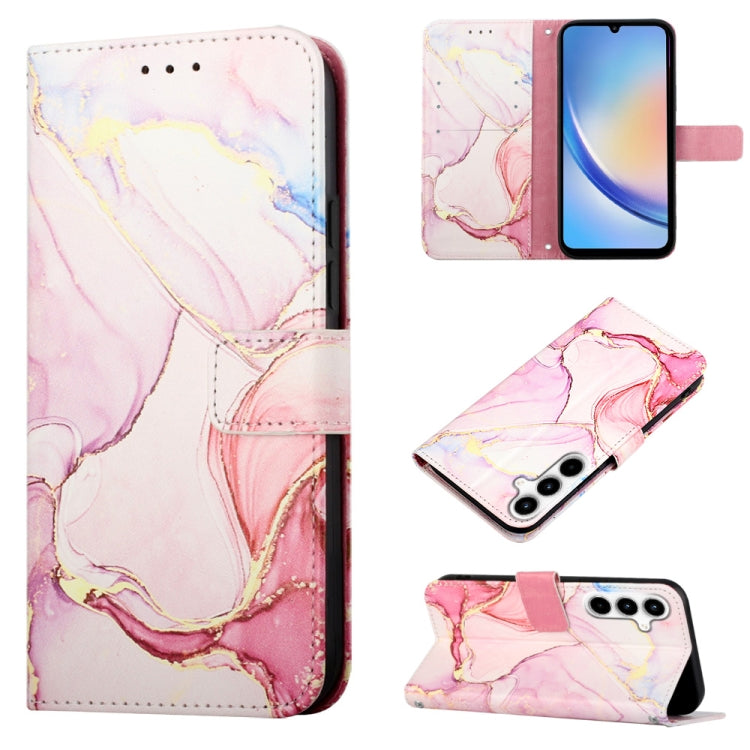 PT003 Marble Pattern Flip Leather Phone Case, For Samsung Galaxy A55, For Samsung Galaxy A35 5G, For Samsung Galaxy S24 Ultra 5G, For Samsung Galaxy S24+ 5G, For Samsung Galaxy S24 5G