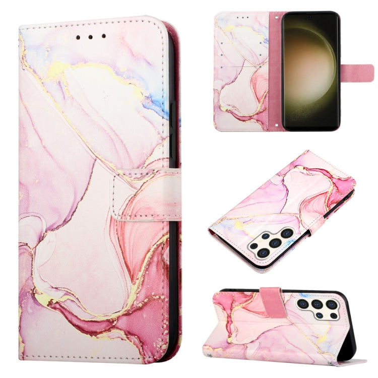 PT003 Marble Pattern Flip Leather Phone Case, For Samsung Galaxy A55, For Samsung Galaxy A35 5G, For Samsung Galaxy S24 Ultra 5G, For Samsung Galaxy S24+ 5G, For Samsung Galaxy S24 5G