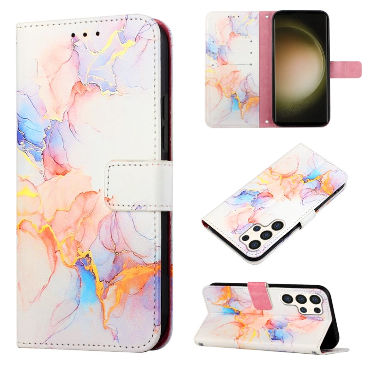 PT003 Marble Pattern Flip Leather Phone Case, For Samsung Galaxy A55, For Samsung Galaxy A35 5G, For Samsung Galaxy S24 Ultra 5G, For Samsung Galaxy S24+ 5G, For Samsung Galaxy S24 5G