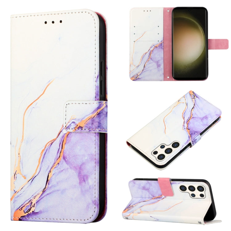 PT003 Marble Pattern Flip Leather Phone Case, For Samsung Galaxy A55, For Samsung Galaxy A35 5G, For Samsung Galaxy S24 Ultra 5G, For Samsung Galaxy S24+ 5G, For Samsung Galaxy S24 5G