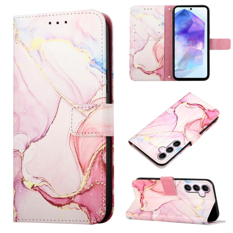 PT003 Marble Pattern Flip Leather Phone Case, For Samsung Galaxy A55, For Samsung Galaxy A35 5G, For Samsung Galaxy S24 Ultra 5G, For Samsung Galaxy S24+ 5G, For Samsung Galaxy S24 5G