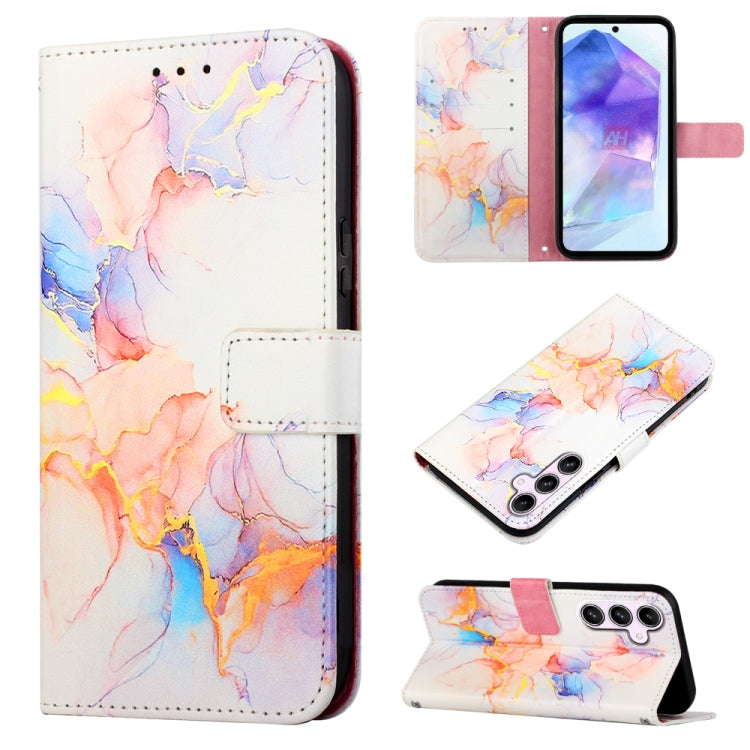 PT003 Marble Pattern Flip Leather Phone Case, For Samsung Galaxy A55, For Samsung Galaxy A35 5G, For Samsung Galaxy S24 Ultra 5G, For Samsung Galaxy S24+ 5G, For Samsung Galaxy S24 5G