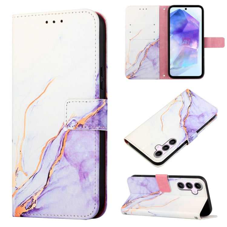 PT003 Marble Pattern Flip Leather Phone Case, For Samsung Galaxy A55, For Samsung Galaxy A35 5G, For Samsung Galaxy S24 Ultra 5G, For Samsung Galaxy S24+ 5G, For Samsung Galaxy S24 5G