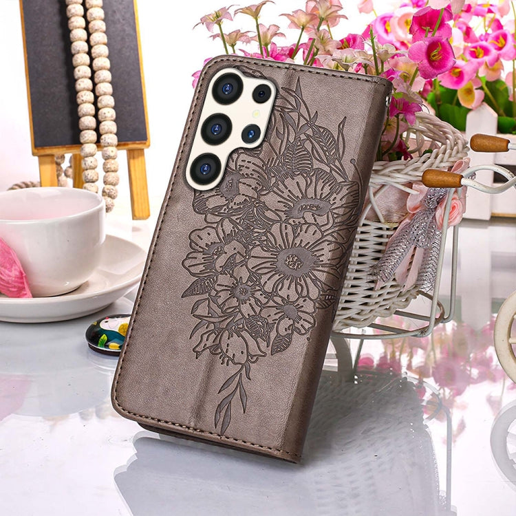 Embossed Butterfly Leather Phone Case, For Samsung Galaxy S24 Ultra 5G, For Samsung Galaxy S24+ 5G, For Samsung Galaxy S24 5G, For Samsung Galaxy M34 5G / F34 5G, For Samsung Galaxy M54 5G / F54 5G, For Samsung Galaxy M14 5G Global