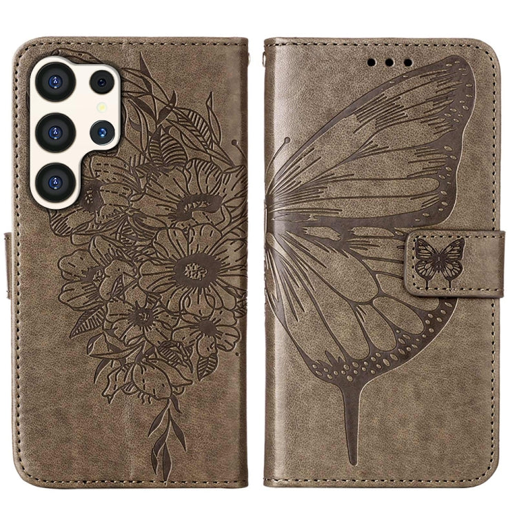 Embossed Butterfly Leather Phone Case, For Samsung Galaxy S24 Ultra 5G, For Samsung Galaxy S24+ 5G, For Samsung Galaxy S24 5G, For Samsung Galaxy M34 5G / F34 5G, For Samsung Galaxy M54 5G / F54 5G, For Samsung Galaxy M14 5G Global