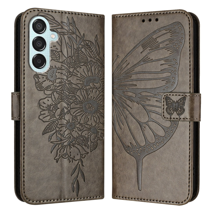 Embossed Butterfly Leather Phone Case, For Samsung Galaxy S24 FE 5G, For Samsung Galaxy M55, For Samsung Galaxy M15 / F15 5G Global, For Samsung Galaxy Xcover7, For Samsung Galaxy A55, For Samsung Galaxy A35 5G