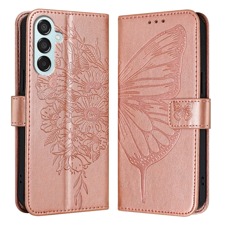 Embossed Butterfly Leather Phone Case, For Samsung Galaxy S24 FE 5G, For Samsung Galaxy M55, For Samsung Galaxy M15 / F15 5G Global, For Samsung Galaxy Xcover7, For Samsung Galaxy A55, For Samsung Galaxy A35 5G