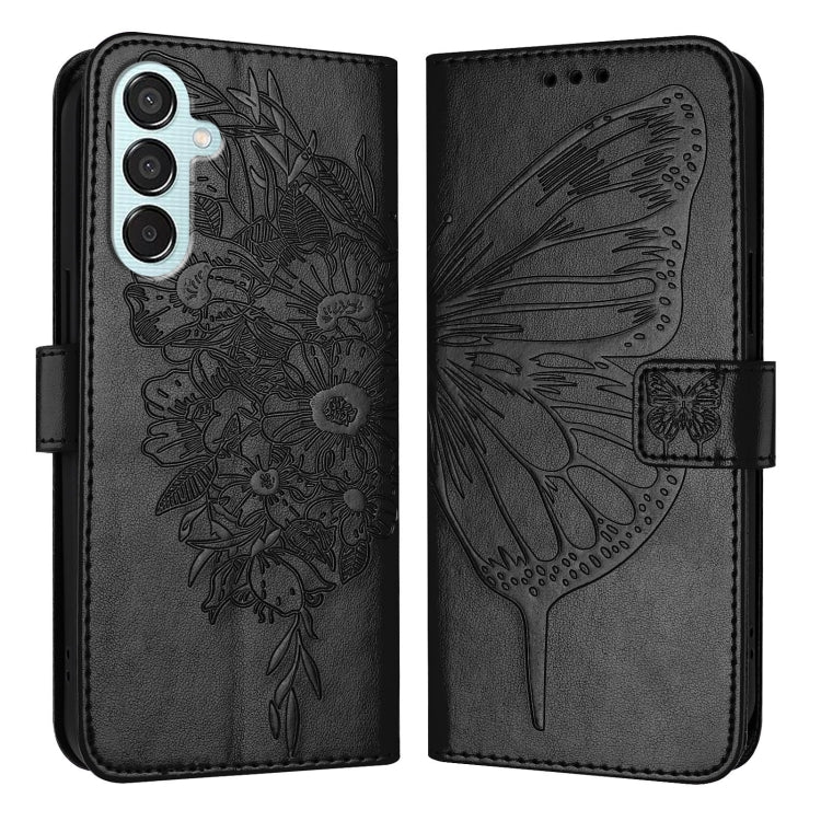 Embossed Butterfly Leather Phone Case, For Samsung Galaxy S24 FE 5G, For Samsung Galaxy M55, For Samsung Galaxy M15 / F15 5G Global, For Samsung Galaxy Xcover7, For Samsung Galaxy A55, For Samsung Galaxy A35 5G