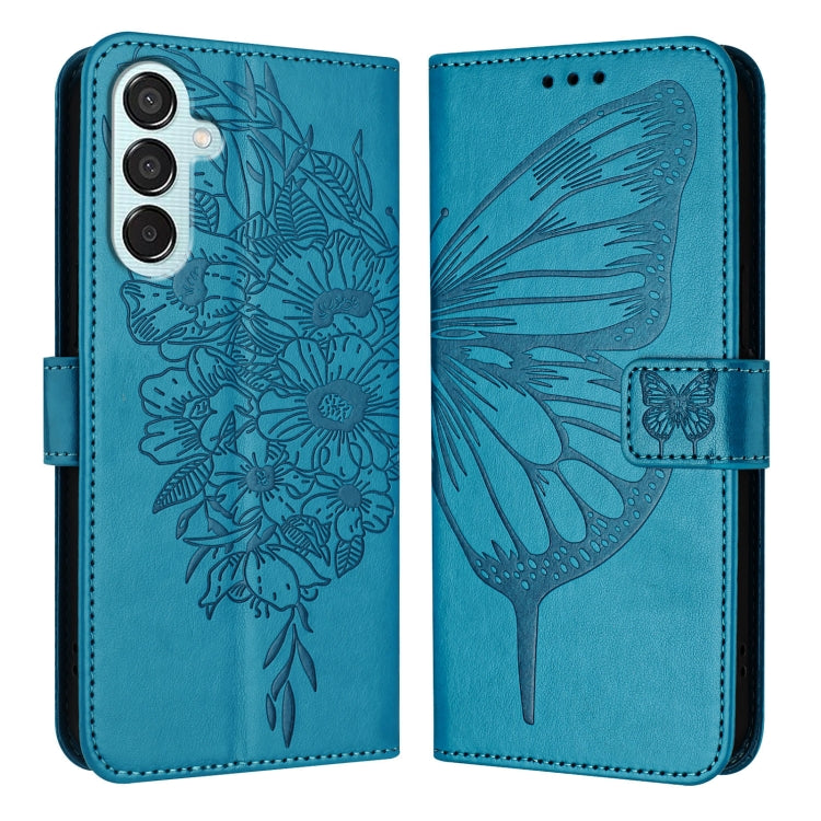 Embossed Butterfly Leather Phone Case, For Samsung Galaxy S24 FE 5G, For Samsung Galaxy M55, For Samsung Galaxy M15 / F15 5G Global, For Samsung Galaxy Xcover7, For Samsung Galaxy A55, For Samsung Galaxy A35 5G