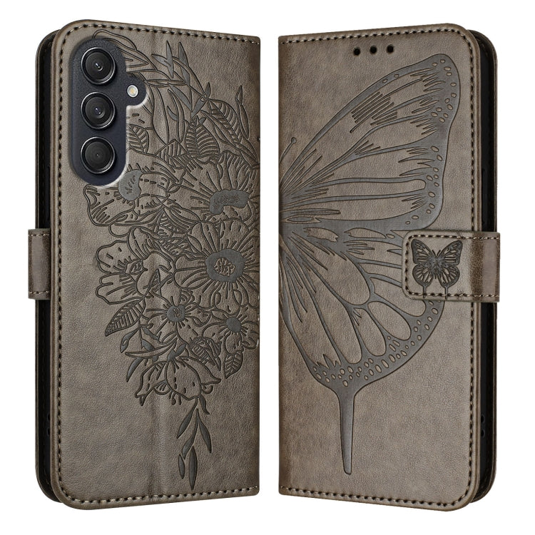 Embossed Butterfly Leather Phone Case, For Samsung Galaxy S24 FE 5G, For Samsung Galaxy M55, For Samsung Galaxy M15 / F15 5G Global, For Samsung Galaxy Xcover7, For Samsung Galaxy A55, For Samsung Galaxy A35 5G