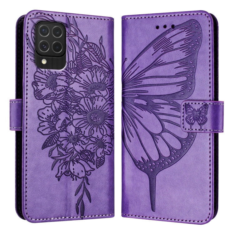 Embossed Butterfly Leather Phone Case, For Samsung Galaxy Xcover6 Pro, For Samsung Galaxy M52 5G, For Samsung Galaxy M32 4G Global / M22, For Samsung Galaxy A41 EU, For Samsung Galaxy M62, For Samsung Galaxy A91 / M80s / S10 Lite
