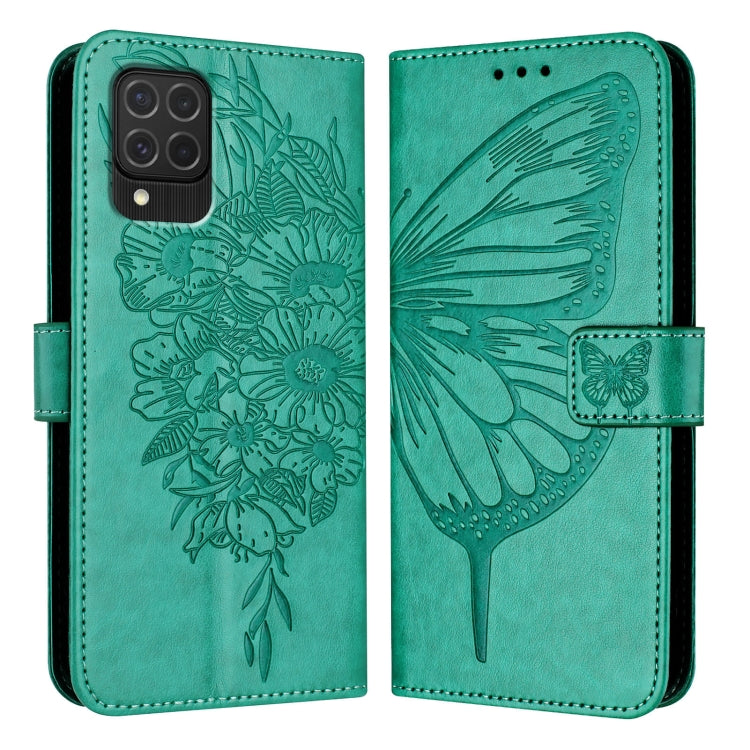 Embossed Butterfly Leather Phone Case, For Samsung Galaxy Xcover6 Pro, For Samsung Galaxy M52 5G, For Samsung Galaxy M32 4G Global / M22, For Samsung Galaxy A41 EU, For Samsung Galaxy M62, For Samsung Galaxy A91 / M80s / S10 Lite
