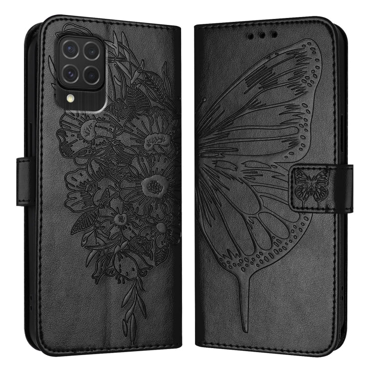 Embossed Butterfly Leather Phone Case, For Samsung Galaxy Xcover6 Pro, For Samsung Galaxy M52 5G, For Samsung Galaxy M32 4G Global / M22, For Samsung Galaxy A41 EU, For Samsung Galaxy M62, For Samsung Galaxy A91 / M80s / S10 Lite