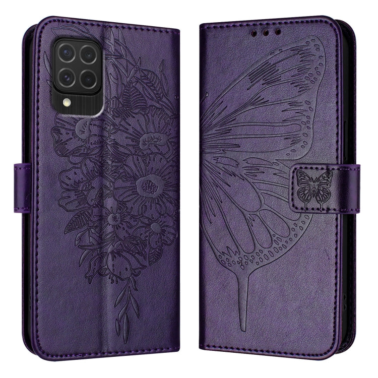 Embossed Butterfly Leather Phone Case, For Samsung Galaxy Xcover6 Pro, For Samsung Galaxy M52 5G, For Samsung Galaxy M32 4G Global / M22, For Samsung Galaxy A41 EU, For Samsung Galaxy M62, For Samsung Galaxy A91 / M80s / S10 Lite
