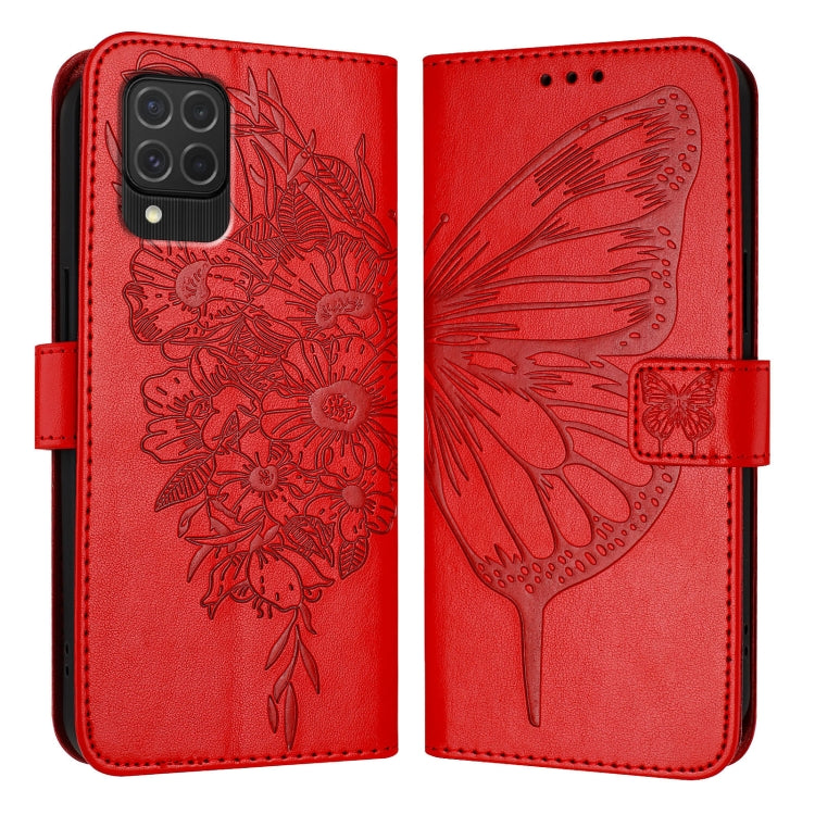 Embossed Butterfly Leather Phone Case, For Samsung Galaxy Xcover6 Pro, For Samsung Galaxy M52 5G, For Samsung Galaxy M32 4G Global / M22, For Samsung Galaxy A41 EU, For Samsung Galaxy M62, For Samsung Galaxy A91 / M80s / S10 Lite