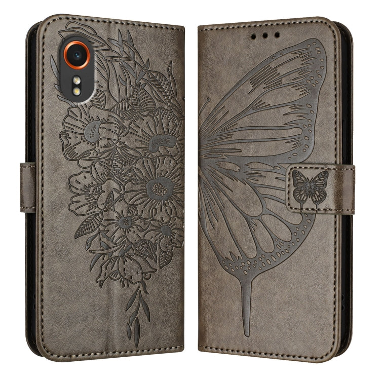 Embossed Butterfly Leather Phone Case, For Samsung Galaxy S24 FE 5G, For Samsung Galaxy M55, For Samsung Galaxy M15 / F15 5G Global, For Samsung Galaxy Xcover7, For Samsung Galaxy A55, For Samsung Galaxy A35 5G