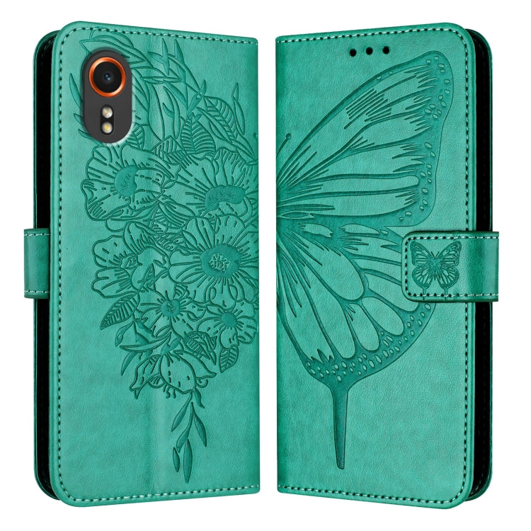 Embossed Butterfly Leather Phone Case, For Samsung Galaxy S24 FE 5G, For Samsung Galaxy M55, For Samsung Galaxy M15 / F15 5G Global, For Samsung Galaxy Xcover7, For Samsung Galaxy A55, For Samsung Galaxy A35 5G
