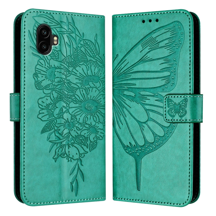 Embossed Butterfly Leather Phone Case, For Samsung Galaxy Xcover6 Pro, For Samsung Galaxy M52 5G, For Samsung Galaxy M32 4G Global / M22, For Samsung Galaxy A41 EU, For Samsung Galaxy M62, For Samsung Galaxy A91 / M80s / S10 Lite