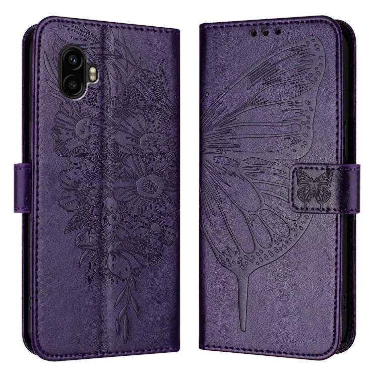 Embossed Butterfly Leather Phone Case, For Samsung Galaxy Xcover6 Pro, For Samsung Galaxy M52 5G, For Samsung Galaxy M32 4G Global / M22, For Samsung Galaxy A41 EU, For Samsung Galaxy M62, For Samsung Galaxy A91 / M80s / S10 Lite