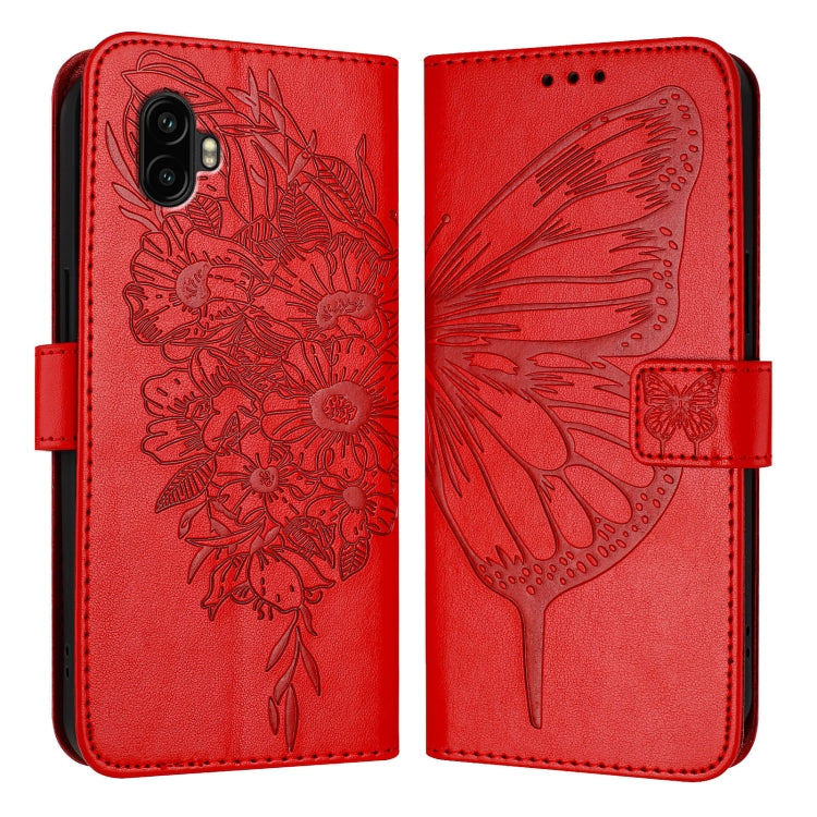 Embossed Butterfly Leather Phone Case, For Samsung Galaxy Xcover6 Pro, For Samsung Galaxy M52 5G, For Samsung Galaxy M32 4G Global / M22, For Samsung Galaxy A41 EU, For Samsung Galaxy M62, For Samsung Galaxy A91 / M80s / S10 Lite