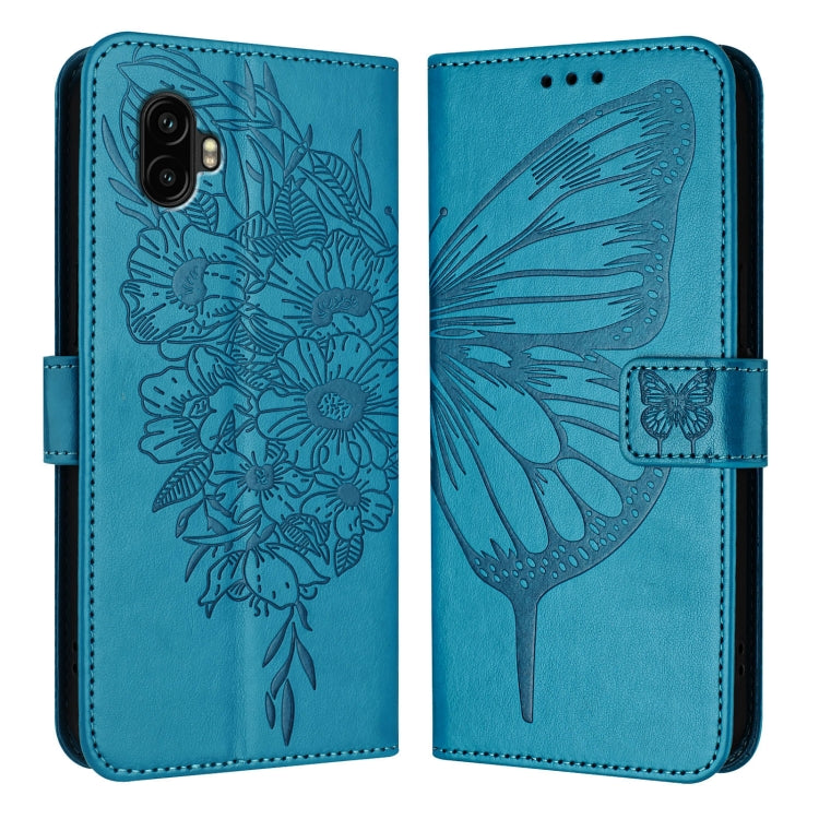 Embossed Butterfly Leather Phone Case, For Samsung Galaxy Xcover6 Pro, For Samsung Galaxy M52 5G, For Samsung Galaxy M32 4G Global / M22, For Samsung Galaxy A41 EU, For Samsung Galaxy M62, For Samsung Galaxy A91 / M80s / S10 Lite