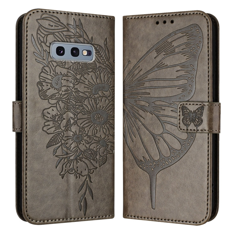 Embossed Butterfly Leather Phone Case, For Samsung Galaxy A40, For Samsung Galaxy A10 / M10 EU, For Samsung Galaxy Xcover 4s / Xcover 4, For Samsung Galaxy S10e, For Samsung Galaxy S10+, For Samsung Galaxy S10