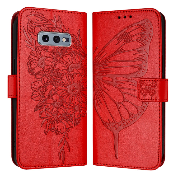 Embossed Butterfly Leather Phone Case, For Samsung Galaxy A40, For Samsung Galaxy A10 / M10 EU, For Samsung Galaxy Xcover 4s / Xcover 4, For Samsung Galaxy S10e, For Samsung Galaxy S10+, For Samsung Galaxy S10